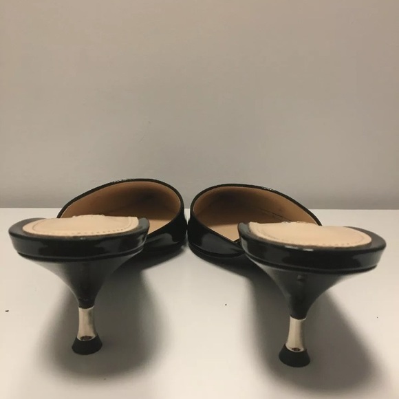 PRADA Patent Mules With Bow Sz 39 - Picture 5 of 7